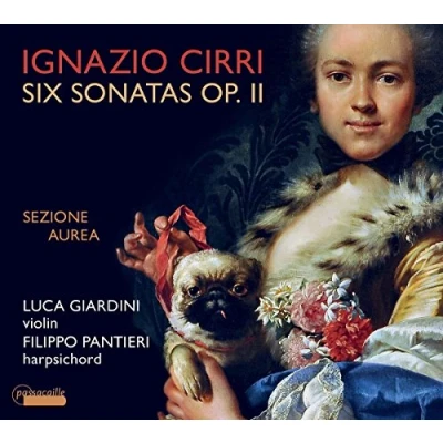 Afbeelding van Sezione Aurea (Luca Giardini &amp; Filippo Pantieri) Ignazio Cirri Sechs Sonaten Per Clavicembalo op.II (CD)