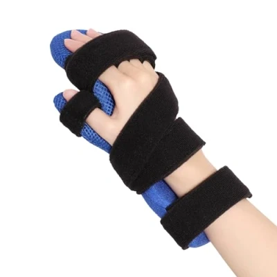 Afbeelding van YiYame Handrust spalk duim en vingerspalk handspalk voor carpale kanaal, vingercontracturen, tendinitis, artritis, past op linker rechterhanden, M