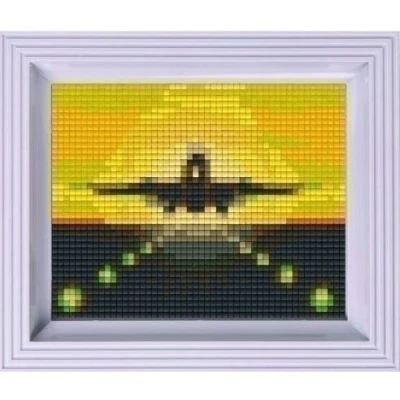 Afbeelding van Pixelhobby geschenkset Vliegtuig