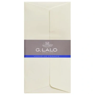 Afbeelding van Lalo 46116L een pakket in folie met 25 enveloppen, zelfklevend, gevoerd, 11 x 22 cm, van handpapier uit Frankrijk, ivoorkleurig
