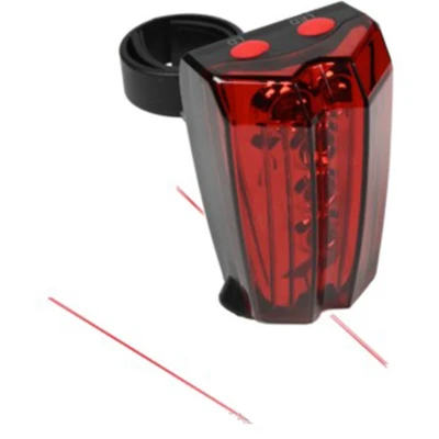 Afbeelding van Benson Fietsachterlicht 5 LED Laser 2 Functies