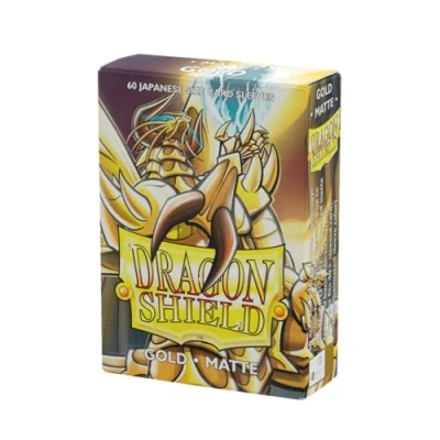 Afbeelding van Dragon Shield Small Sleeves Japanese Matte Gold (60 Sleeves)