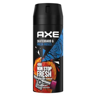 Afbeelding van AXE Skateboard &amp; Fresh Roses Mannen Spuitbus deodorant 150 ml 1 stuk(s)