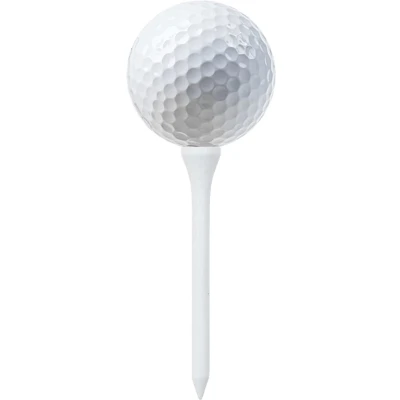 Afbeelding van 1000 st Golftees 83 mm bamboe wit