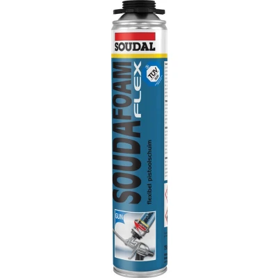 Afbeelding van Soudal Soudafoam Flex PU Schuim Champagne 750 ml 127320
