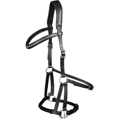 Afbeelding van Waldhausen Bitloos Hoofdstel X Line Supers. Nuova Zwart Full