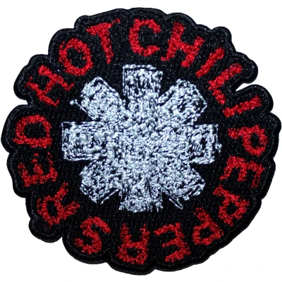 Afbeelding van Red Hot Chili Peppers Scribble Asterisk Patch Zwart