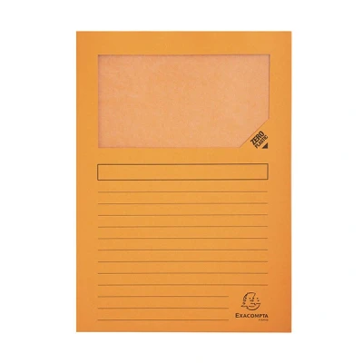 Image de Exacompta chemise à fenêtre A4 (100 pièces) orange