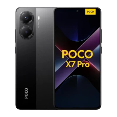 Afbeelding van Xiaomi POCO X7 Pro Smartphone, 12 + 256 GB, zwart, 50 MP handcamera met OIS, 6000 mAh (type) batterij 90 W HyperCharge, IP68, AI functies (niet meegeleverd)