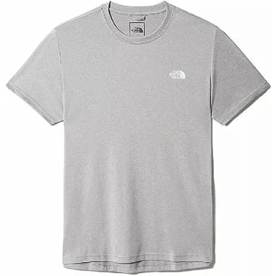 Afbeelding van The North Face Reaxion CREW Sport Tshirt, Heren, Maat: Medium, Mid grey heather