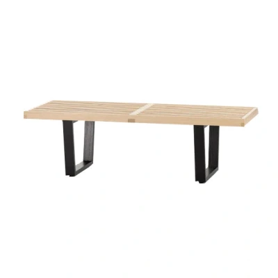 Afbeelding van Vitra Nelson Bench Essen Natural 122 Cm Pot Interieur
