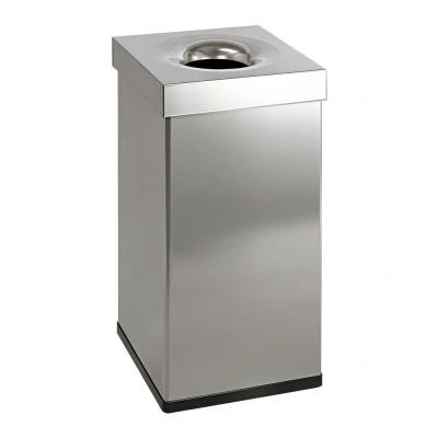 Afbeelding van Carro Flame papierbak vlamdovend 55ltr rvs