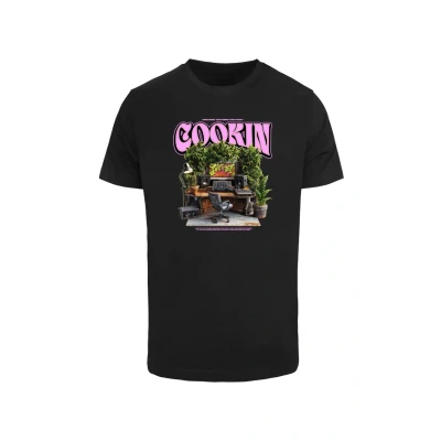 Afbeelding van Mister Tee Cookin Tshirt print, Heren, Maat: XXL, Black