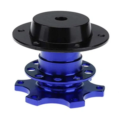 Afbeelding van FireAngels Universele adapterset voor snel los te maken stuur met 6 gaten stuurnaaf (blauw)