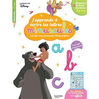 Image de Disney les Grands Classiques J&#039;apprends à écrire minuscules MS GS (4 6 ans)
