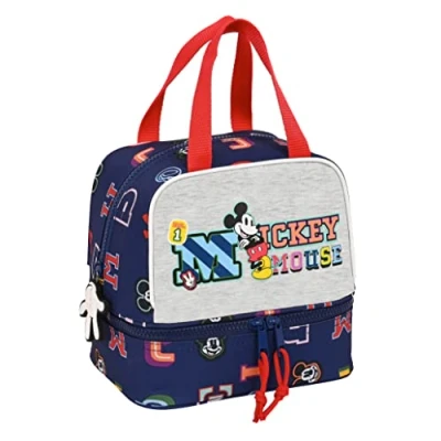 Afbeelding van Lunchtrommel Mickey Mouse Clubhouse Only one Marineblauw 20 x 15 cm