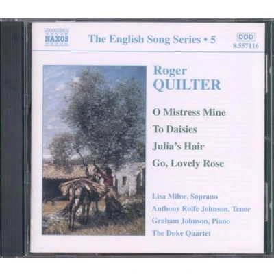 Afbeelding van Lisa Milne, Anthony Rolfe Johnson, Graham Duke Quartet Quilter: English Songs 5 (CD)