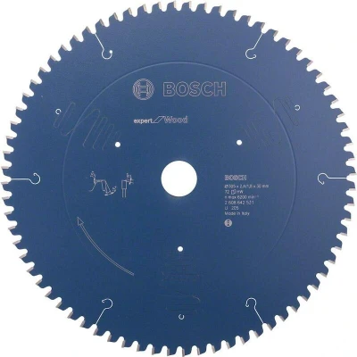 Image de Bosch Lame pour Scies Circulaires Expert for Wood, 305 x 30 2,4 mm, 72T