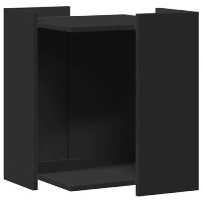 Afbeelding van Kattenbakkast 42x42x51 cm bewerkt hout zwart