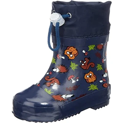 Afbeelding van Playshoes Rubber Boots Unisex Regenlaarzen voor kinderen, Maat: 18, Navy Kunststof