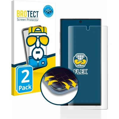Afbeelding van BROTECT Screenprotector voor Samsung Galaxy Note 10 Folie Beschermfolie transparant volledig dekking (2 Stuks)