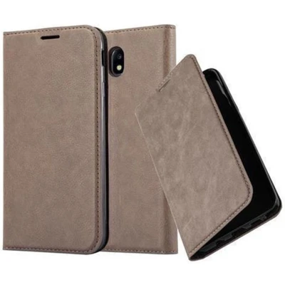 Afbeelding van Cadorabo Hoesje geschikt voor Samsung Galaxy J3 2017 in KOFFIE BRUIN Beschermhoes met magnetische sluiting, standfunctie en kaartvakje Book Case Cover Etui