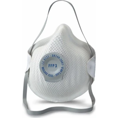 Afbeelding van Moldex Stofmasker 2555 FFP3NR D, p/20, Moldex, Wit Geschikt voor Veehouderij