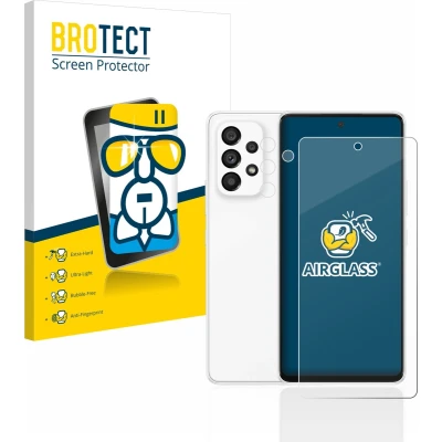 Afbeelding van BROTECT Screenprotector voor Samsung Galaxy A53 5G (Voor+Camera) Folie Beschermfolie Beschermglas transparant