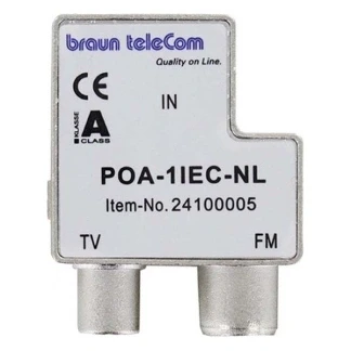 Afbeelding van Coax splitter Braun Telecom (TV/Radio)