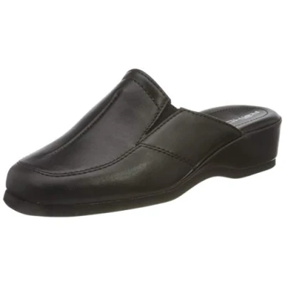 Afbeelding van Rohde Dames Pantoffel Muil 6142 90 Zwart Maat 6½ (40)