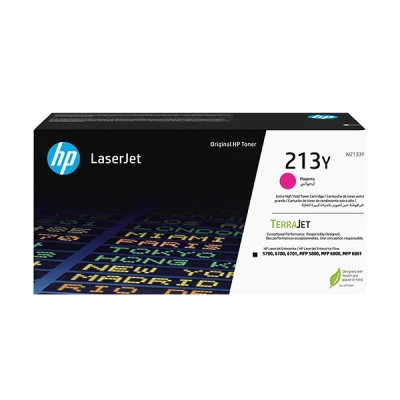 Image de HP 213Y À rendement extrêmement élevé magenta original LaserJet cartouche de toner (W2133Y) pour Color Enterprise 5700dn, 6700dn, MFP 6800dn