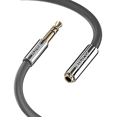 Afbeelding van Lindy 35326 audio kabel 0,5 m 3.5mm Antraciet
