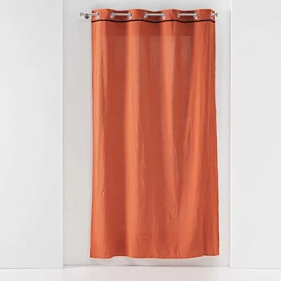 Afbeelding van Gordijn met ringen LINETTE, katoen, glans, 135 x 240 cm