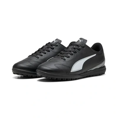 Afbeelding van Puma Chaussures de football Vitoria II Tt Jr unisexes pour enfant, noir blanc., 29 EU