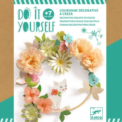 Afbeelding van Djeco knutselset diy bloemenkrans