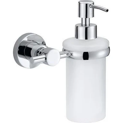 Afbeelding van tesa LOXX 40281 00000 00 Zeepdispenser 200 ml Chroom (glanzend), Wit (gesatineerd)