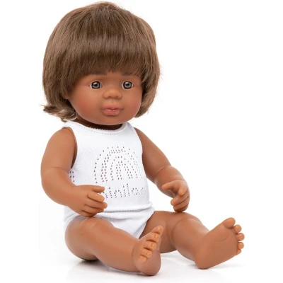 Afbeelding van Miniland babypop australisch met ondergoed jongen 38 cm