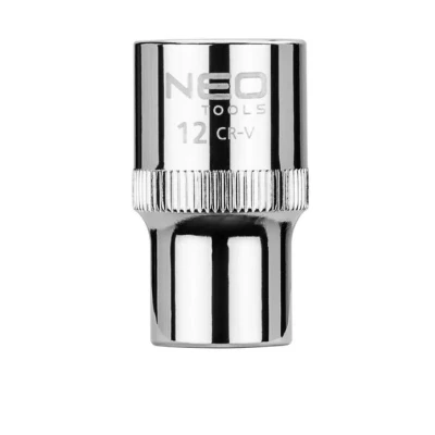 Afbeelding van NEO TOOLS 08 012 Steeksleutelelement 1/2 3124 12 mm Chroom vanadium staal SuperLock