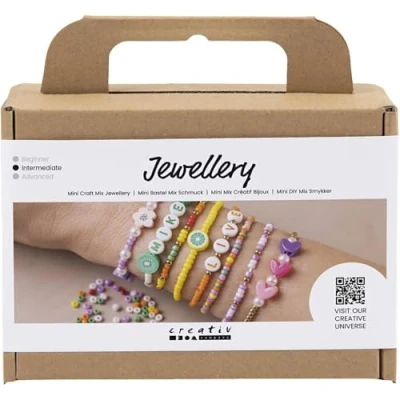 Afbeelding van Creativ Company CC Mini Creatieve Box Sieraden Kleurrijke Armbanden