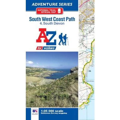 Afbeelding van SW Coast Path South Devon Adventure Atlas
