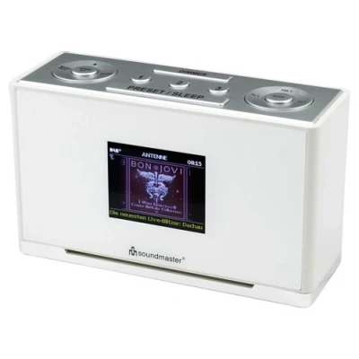 Afbeelding van Soundmaster Ur240we Dab+ / Fm Wekkerradio Met Kleuren Display