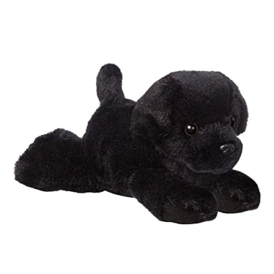 Afbeelding van Aurora, 31295, Mini Flopsies Noirie Le Labrador zwart, 20 cm/8 inch, pluche, zwart
