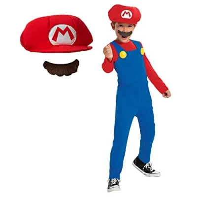 Afbeelding van NINTENDO SUPER Mario BROS, Fancy Aankleden, Maat S (4 6 jaar)