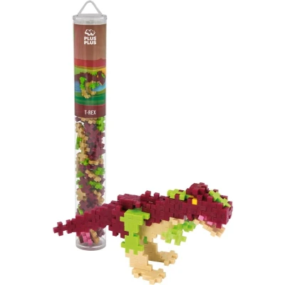 Afbeelding van Plus Animal Tube T Rex Constructiespeelgoed Set Met Bouwstenen 100 Delige Bouwset Bouwspeelgoed Vanaf 3 Jaar