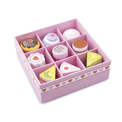 Afbeelding van New Classic Toys Speelgoedeten en drinken Cake/Gebak Assortiment in Geschenkdoos