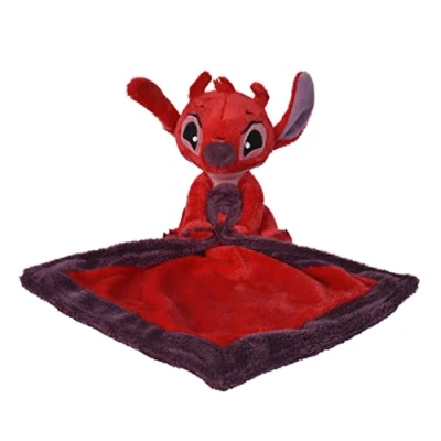 Image de SIMBA 6315876991 Disney Lilo &amp; Stitch Leroy Toile en peluche 22x22cm à partir de 0 ans Bébé, Rouge