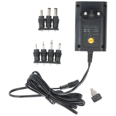 Afbeelding van Ansmann APS1000 universele voeding 1201 0023, 3 12 volt inclusief 7 DC adapters