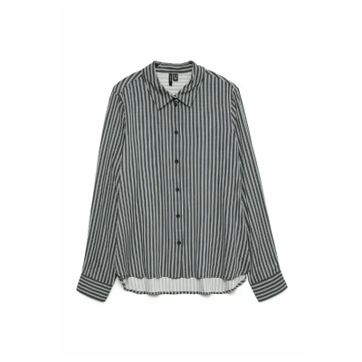 Afbeelding van Vero Moda Vmbumpy Basic Shirt Overhemdblouse, Dames, Maat: Small, India ink