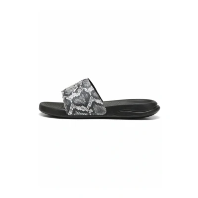 Afbeelding van Puma Popcat Snake CHIC Badslippers, Dames, Maat: 39, Black silver Kunststof