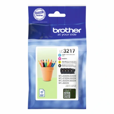 Afbeelding van Brother LC 3217VAL Inktcartridge 4 kleuren Voordeelbundel